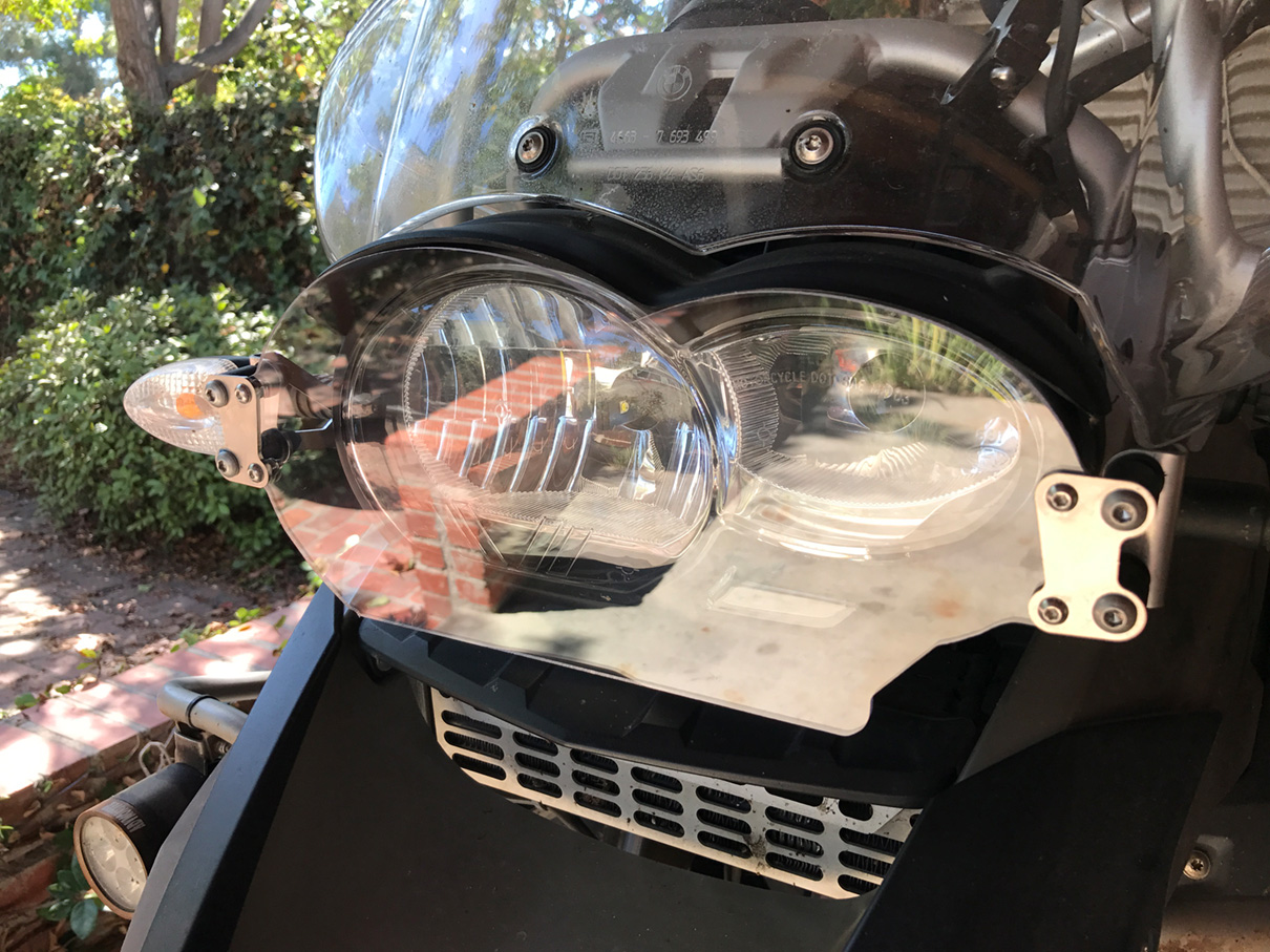 Replacement Acrylic for Touratech Headlight Guards R1200GS/GSA